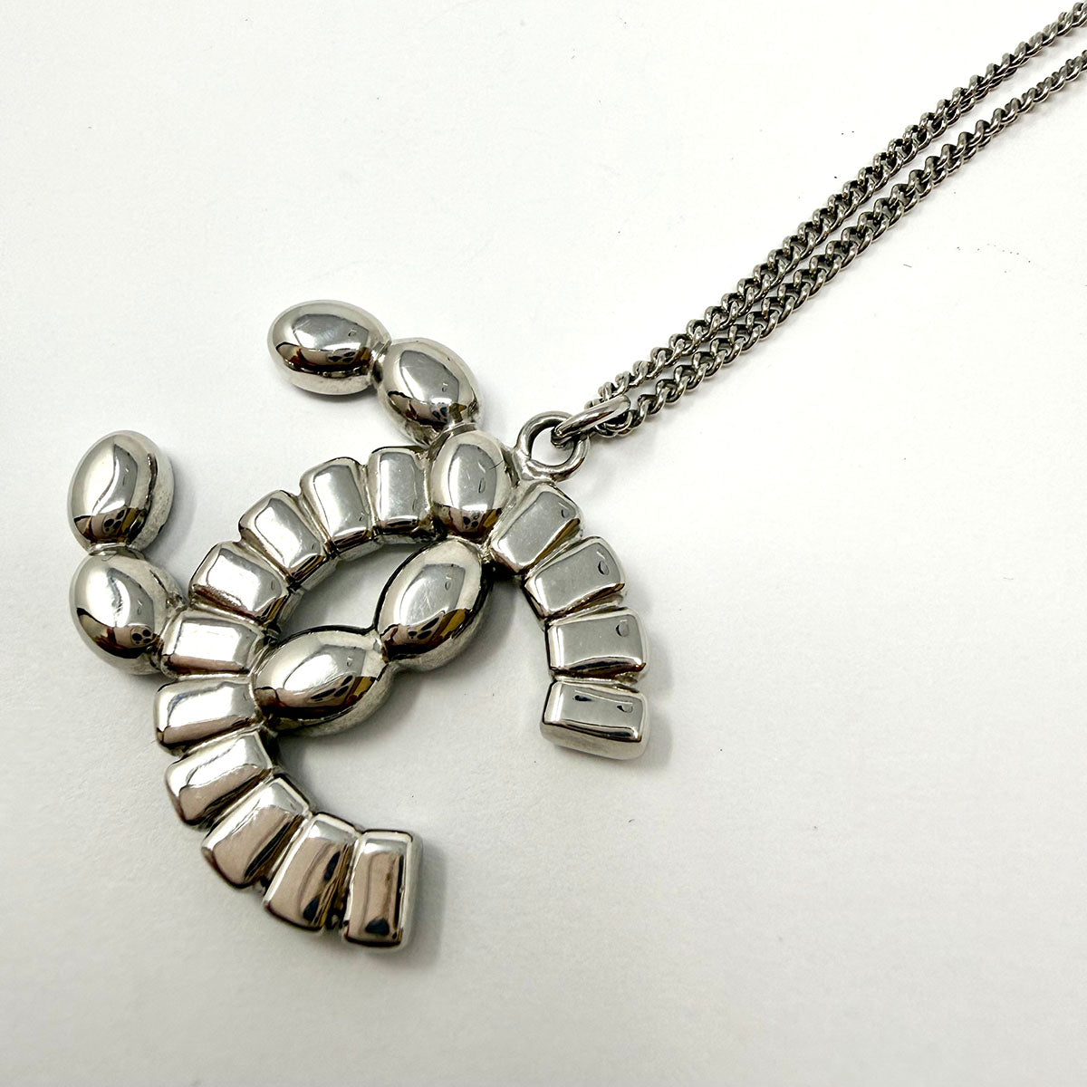 Chanel Necklace with Interlocking CC Pendant