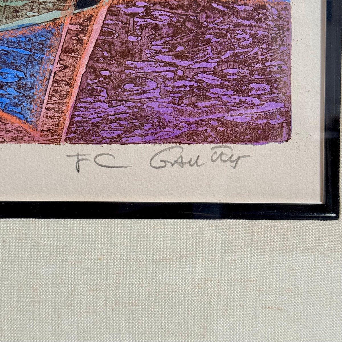 "Le Silence d'Amour" Lithograph Signed 25/35 TC