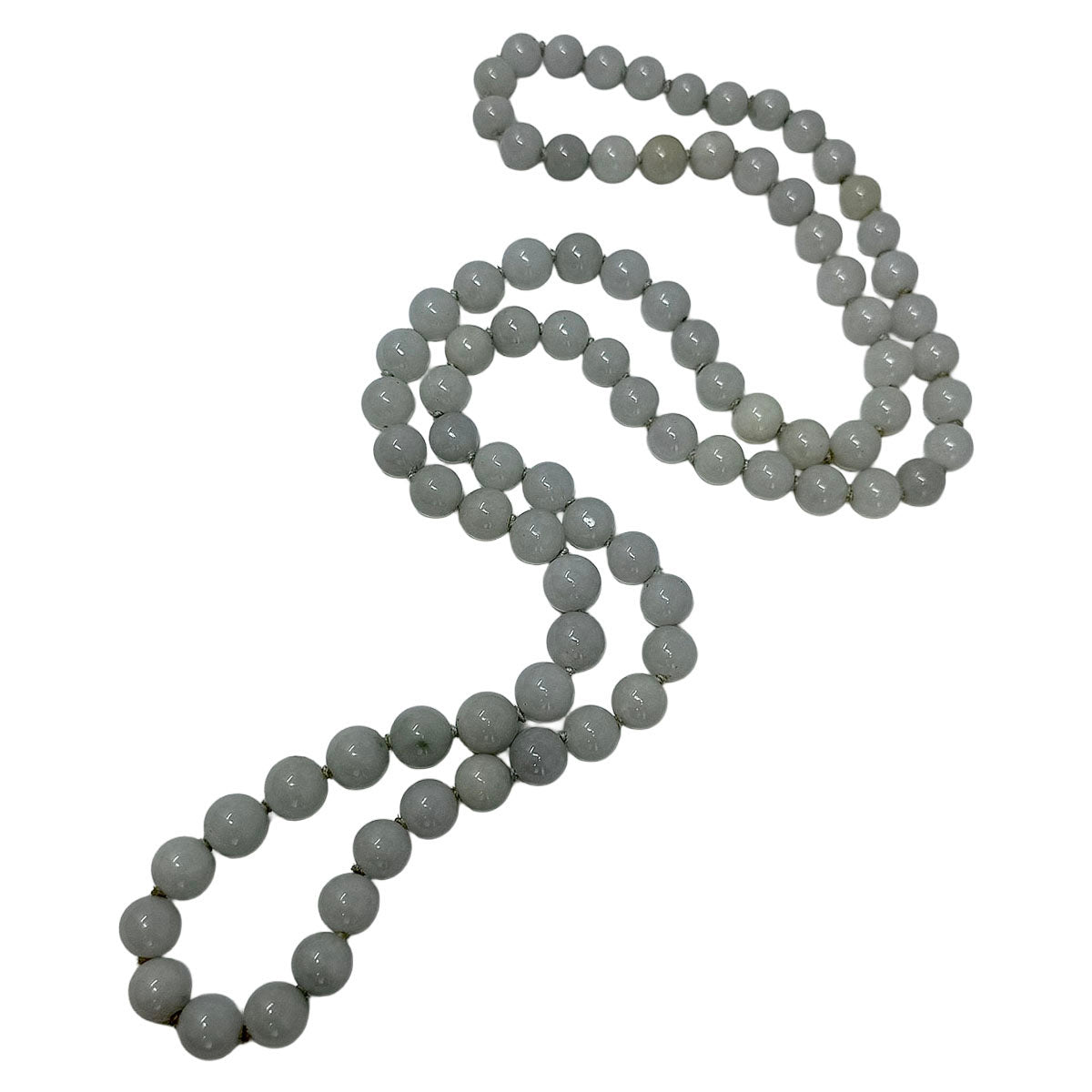 30" Jade Bead Necklace