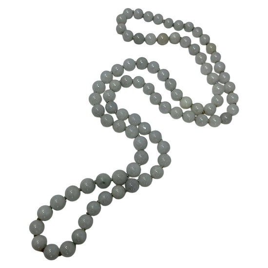 30" Jade Bead Necklace