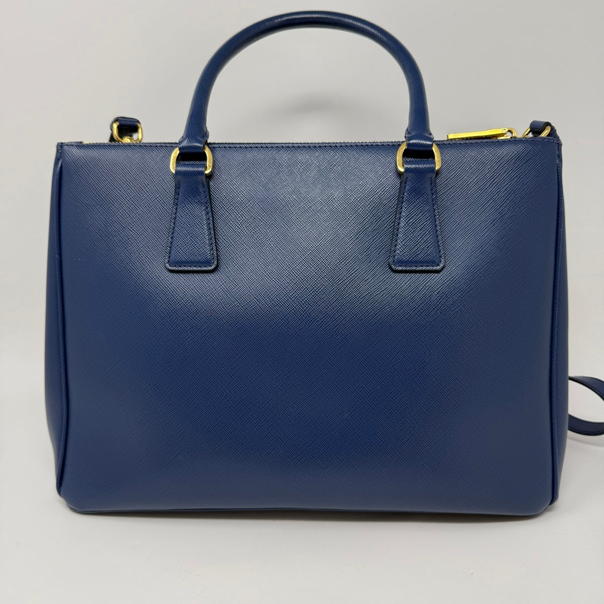 Prada Galleria Saffiano Leather Double Zip Handle Bag