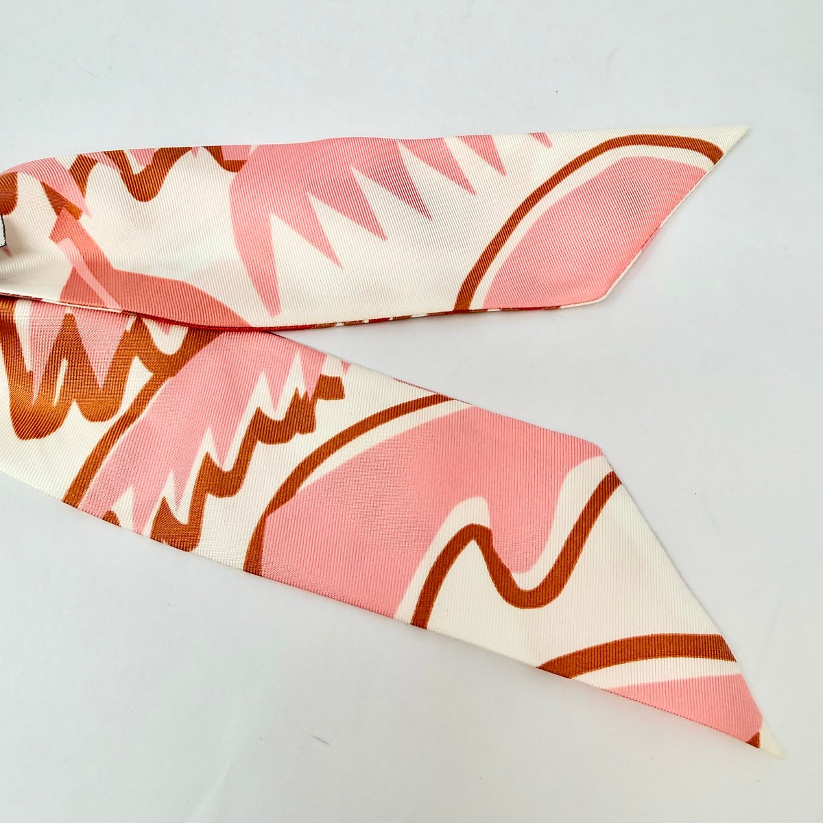 Hermes Silk Scrunchie with Twilly Attachment