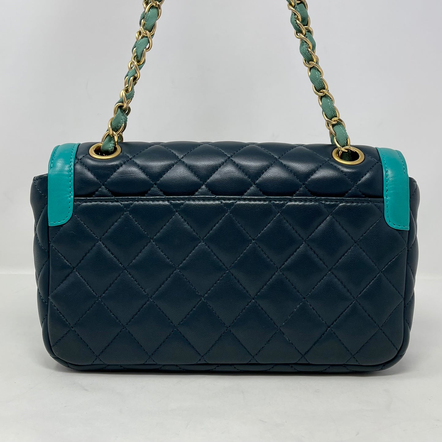 Chanel Bicolor Quilted Flap Bag