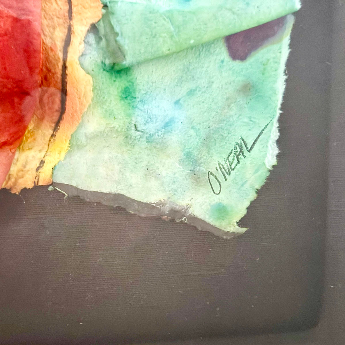 "Rapture #24" Mixed Media Watercolor, Signed