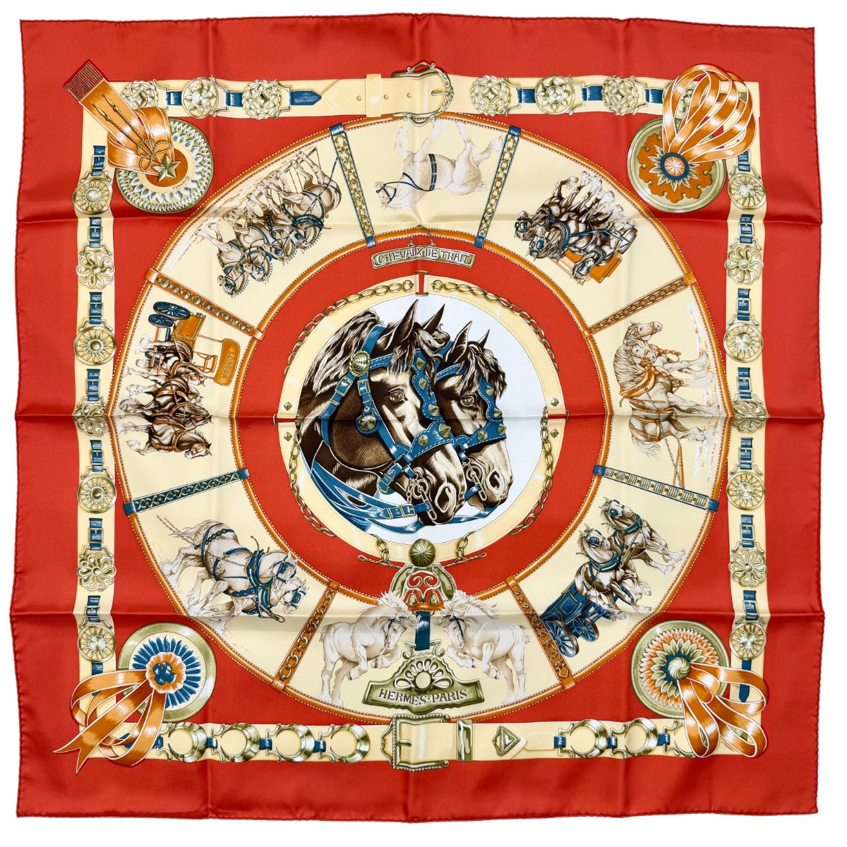 Hermes "Chevaux de Trait" Scarf