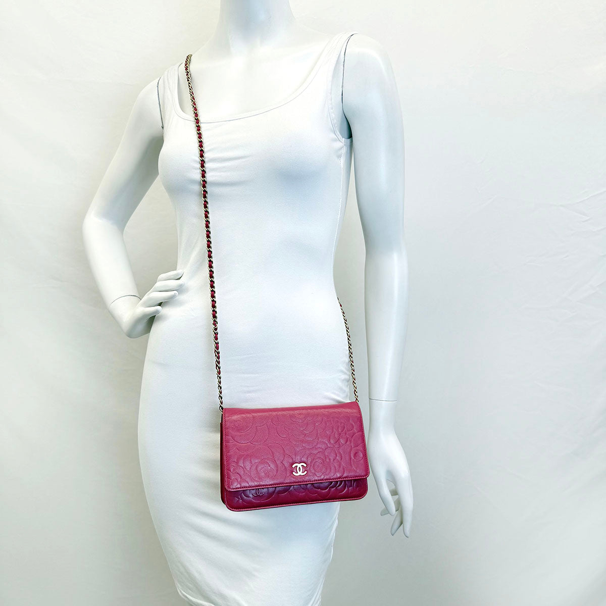 Chanel Camellia Wallet on Chain