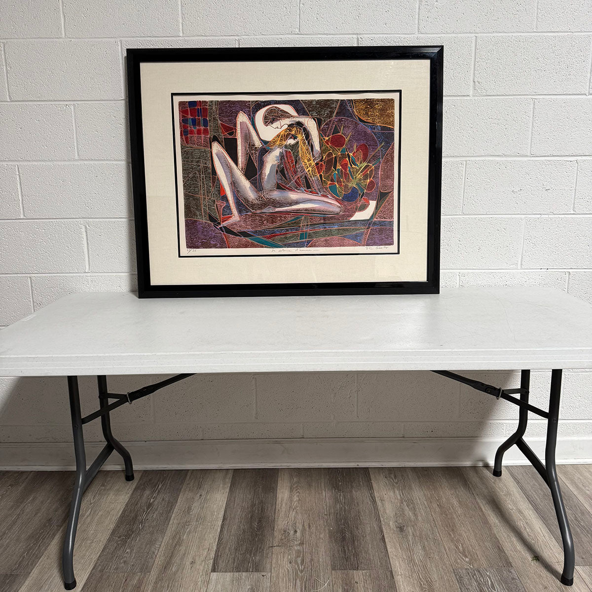 "Le Silence d'Amour" Lithograph Signed 25/35 TC