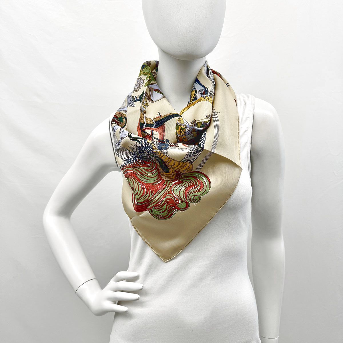 Hermes "Au Fil de la Solei" Scarf