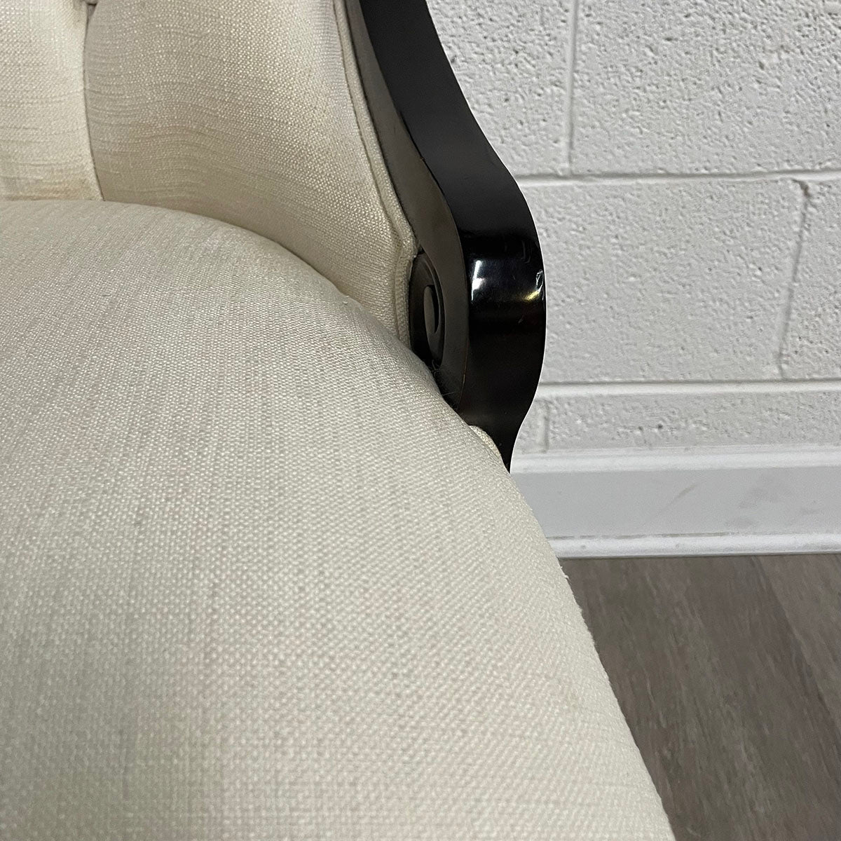 Pair Of Wood & Upholstered Chairs