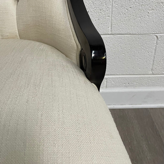 Pair Of Wood & Upholstered Chairs