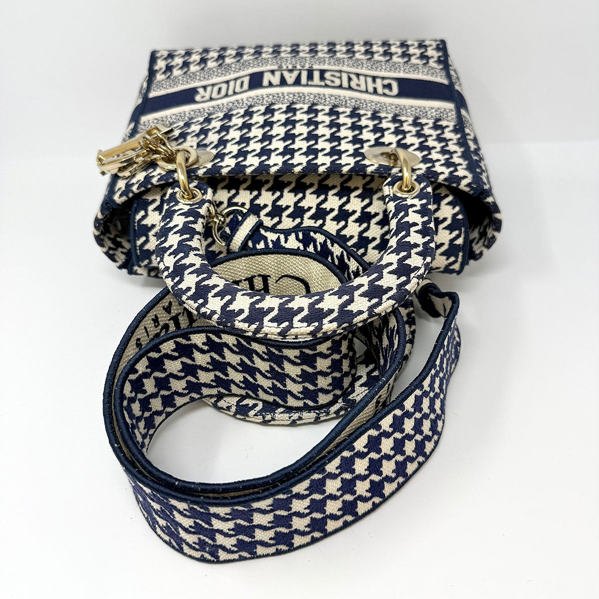 Christian Dior Medium Lady D-Lite Top Handle Bag