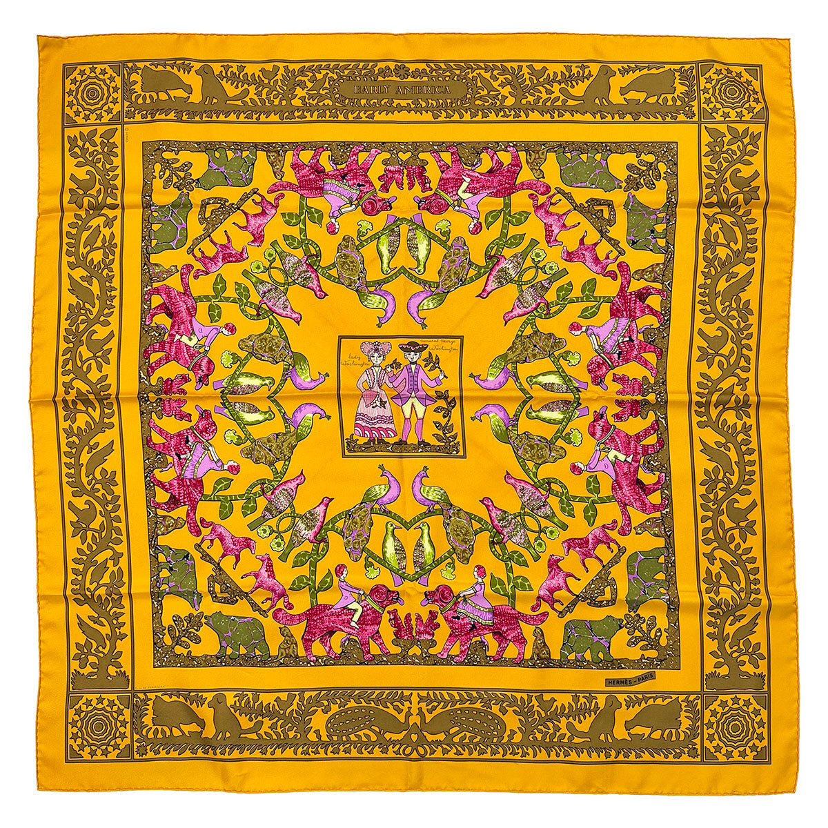 Hermes "Early America" Scarf