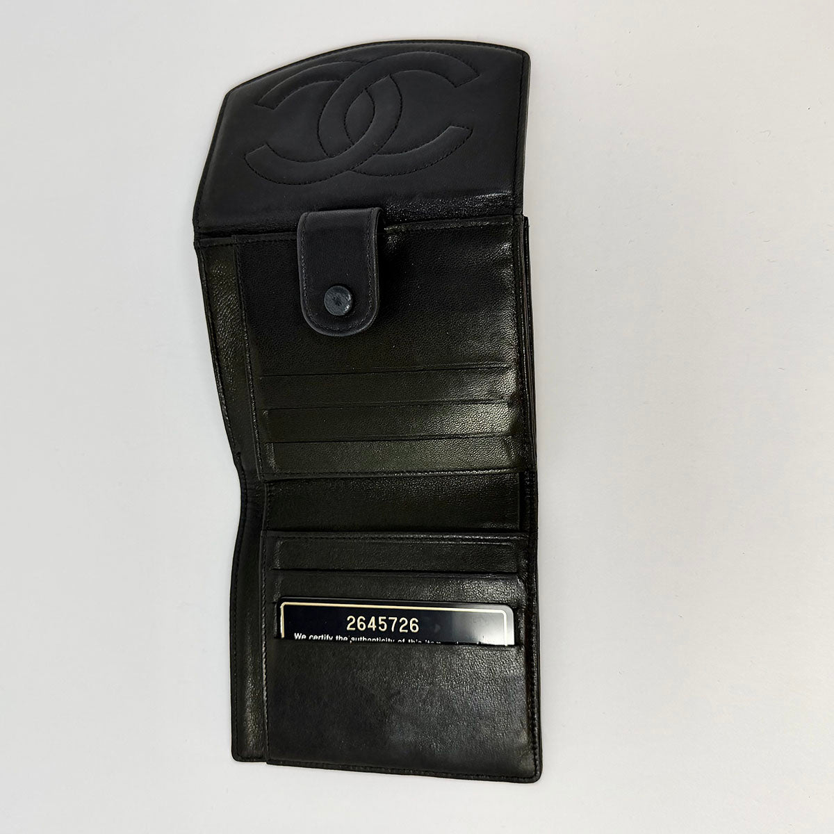 Chanel Vintage Timeless CC Bifold  Wallet