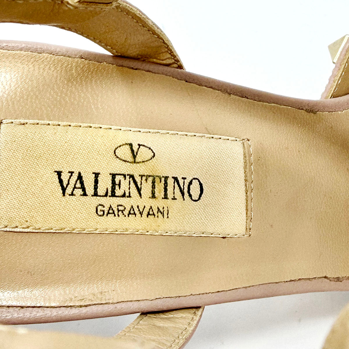Valentino Garavani Rockstud Patent Leather Gladiator Sandals