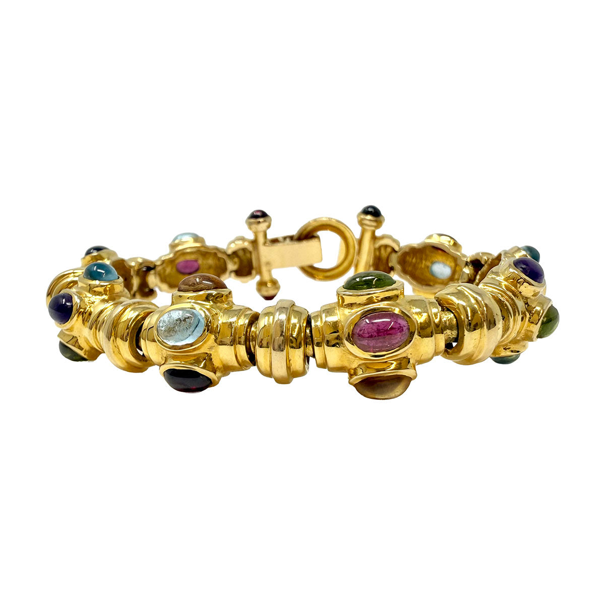 14K Gemstone Bracelet