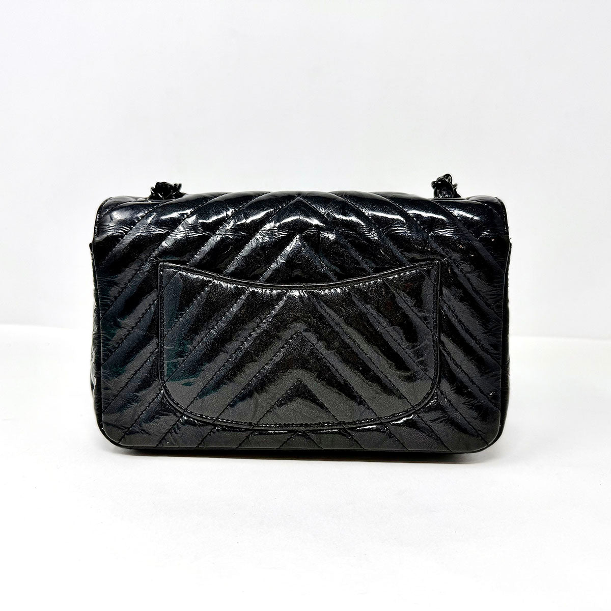 Chanel So Black Chevron Crossbody