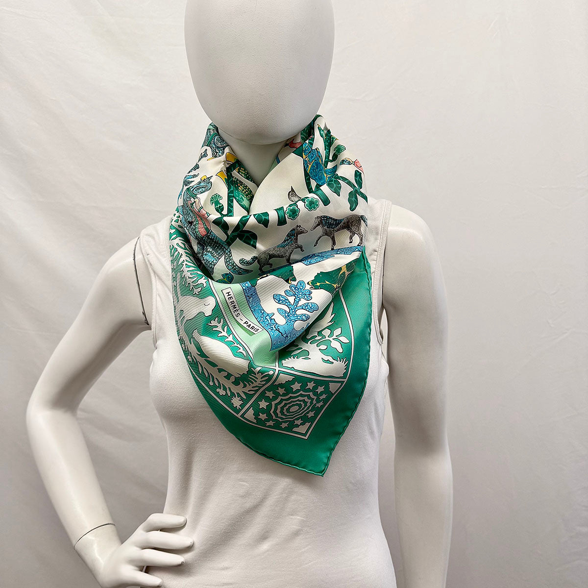 Hermes "Early America" Scarf