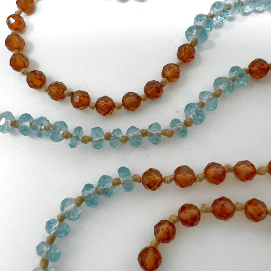 Lena Skadegard Apatite and Hessonite Necklace