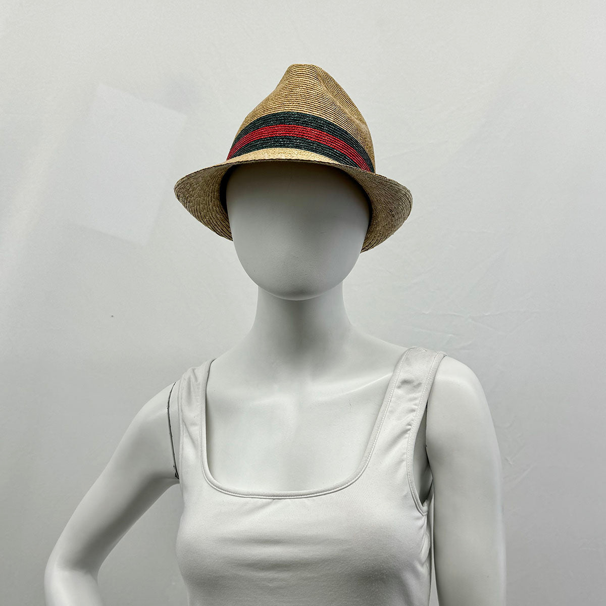 Gucci Straw Fedora Hat