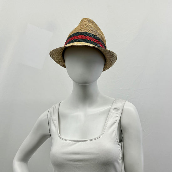 Gucci Straw Fedora Hat