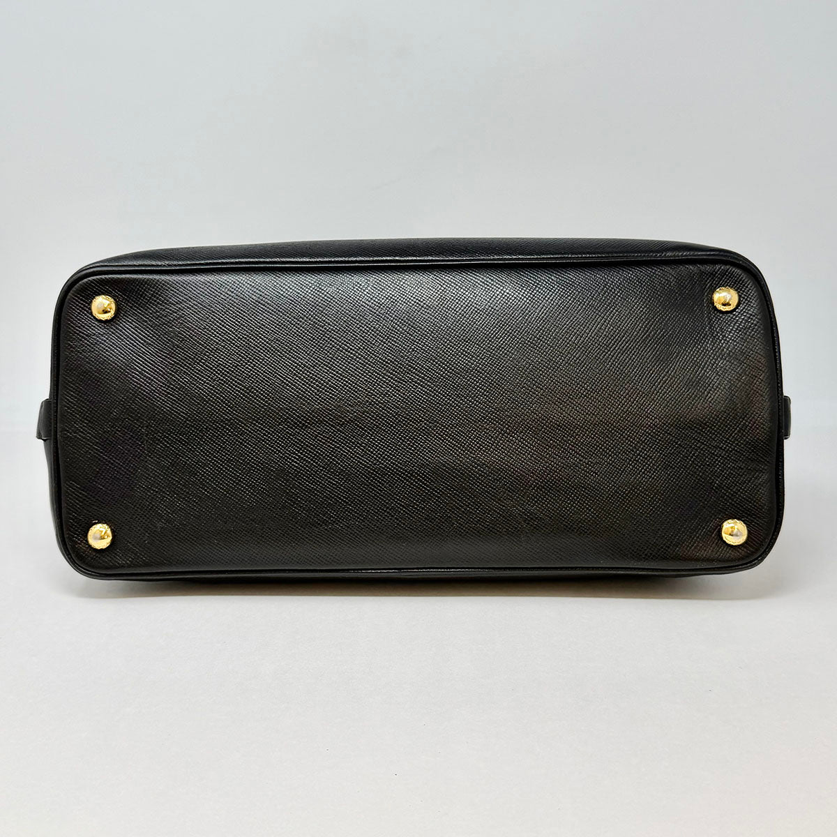 Prada Double Handle Tote with Red Strap