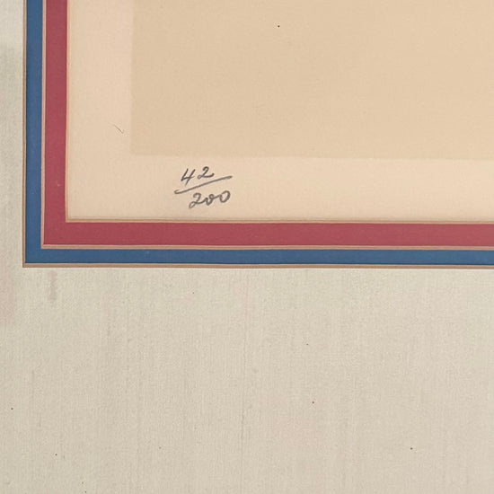 "America Marches Ahead" Signed and Numbered 42/200