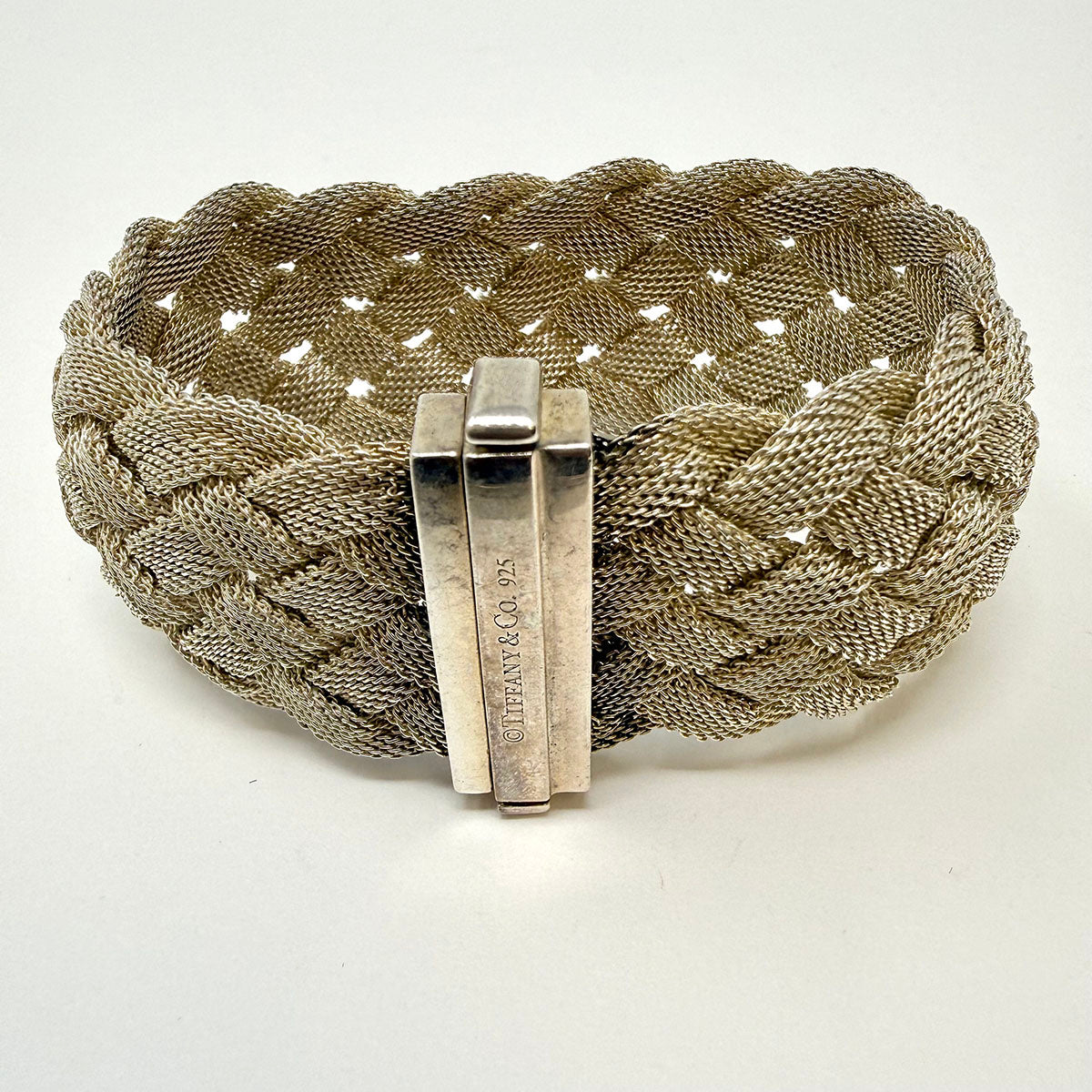 Tiffany & Co. Sterling Silver Braided Somerset Bracelet