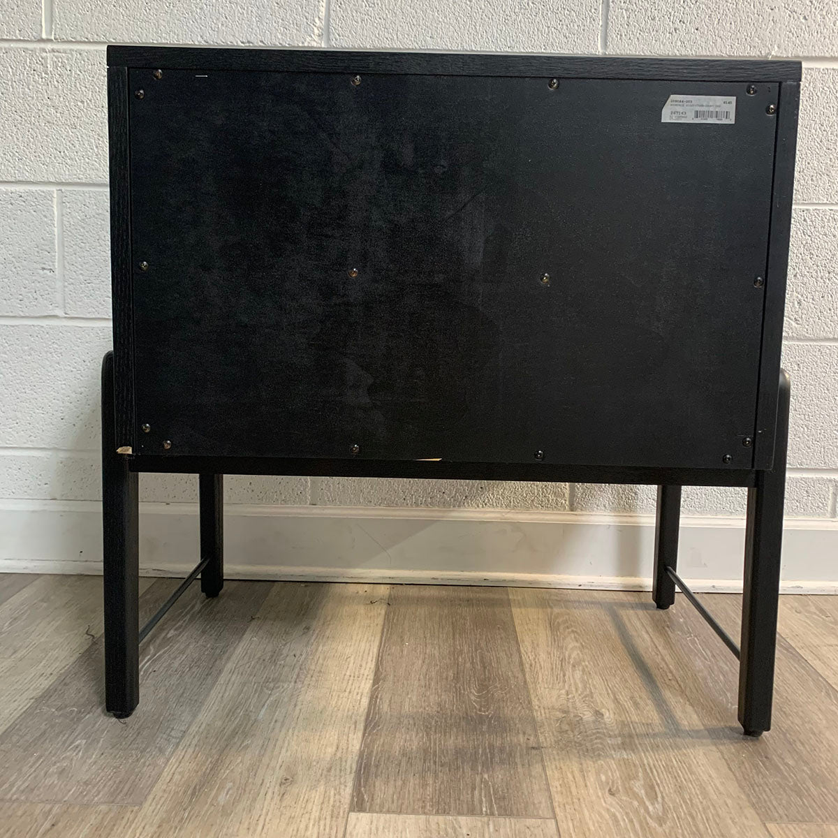 Wood Nightstand with Two Drawers