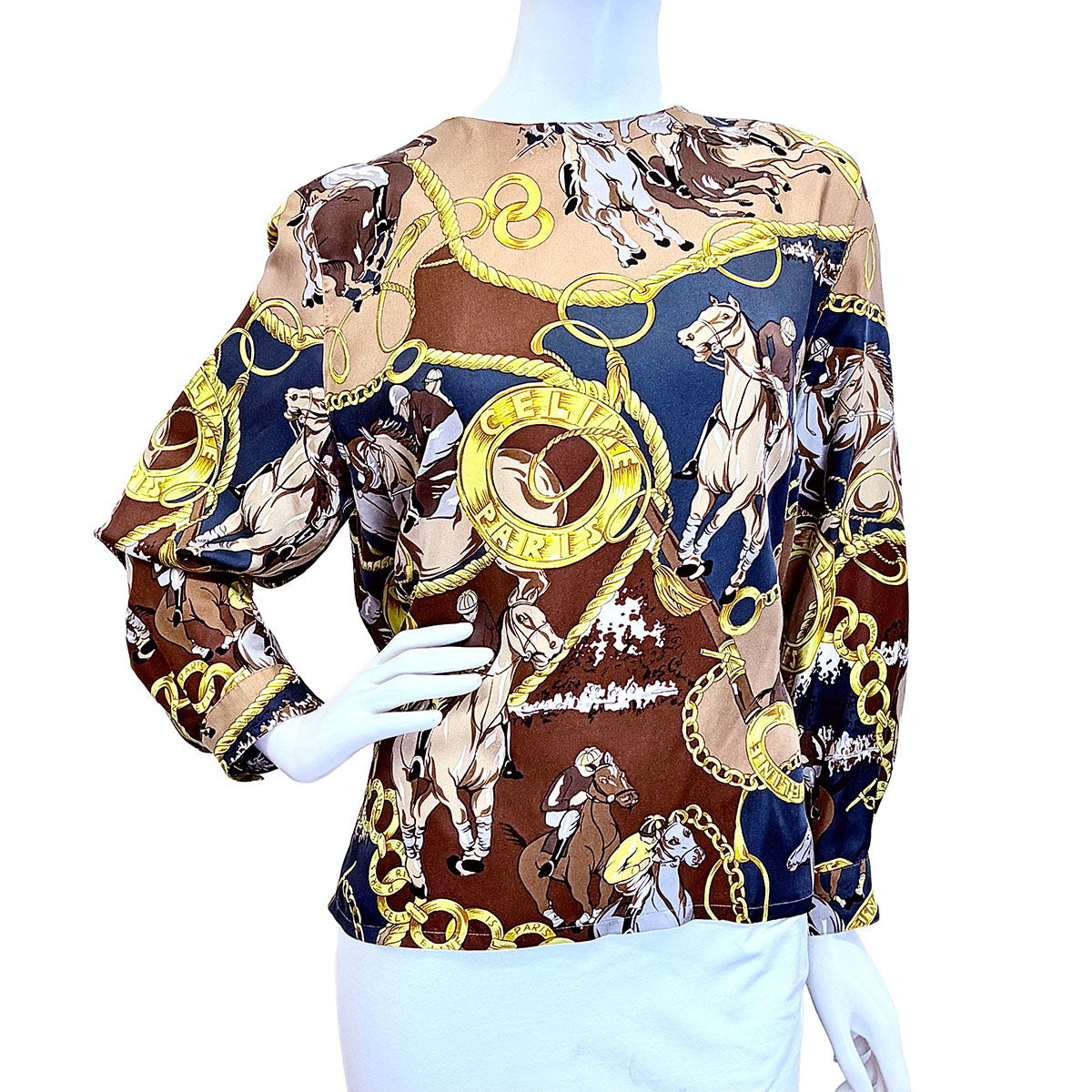 Celine Vintage Silk Blouse