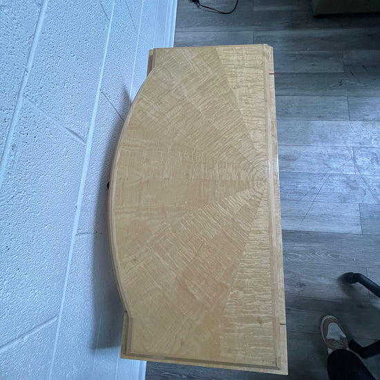 Birdseye Maple Console Table With 1 Drawer