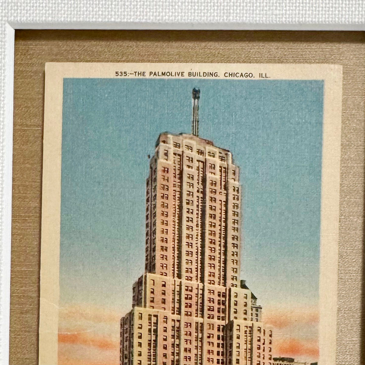 "Palmolive Building" Vintage Post Card