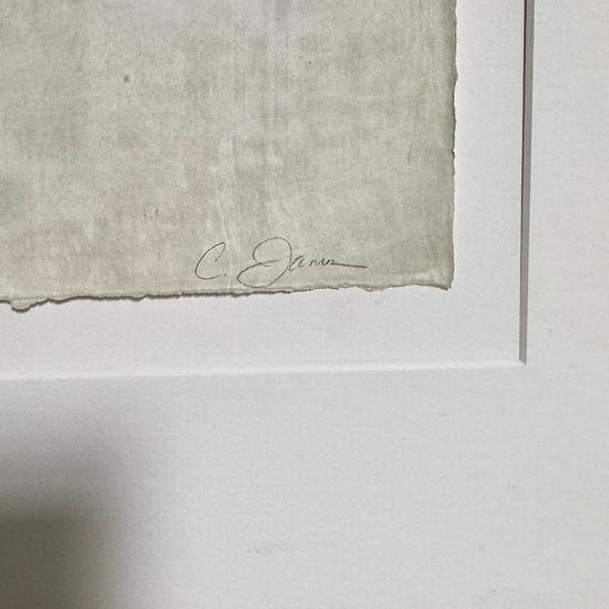 Abstract Mixed Media Signed