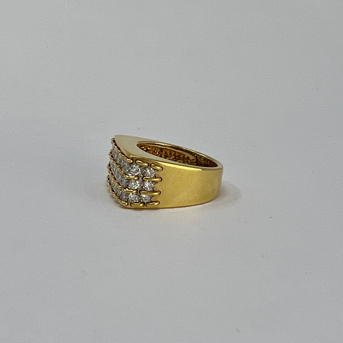 Montreaux 18K Gold & Platinum Ring with 33 Diamonds