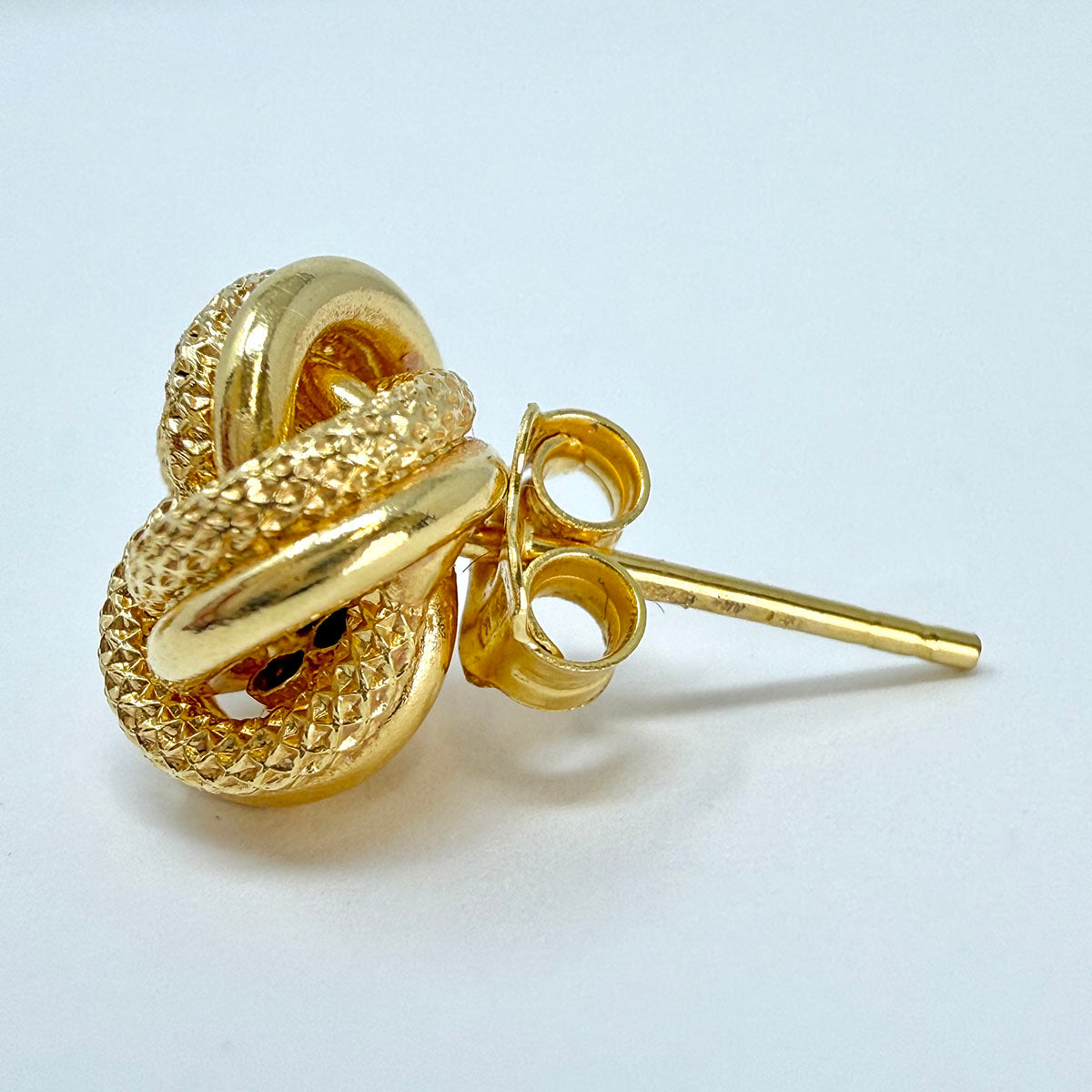 18K Gold Love Knot Earrings