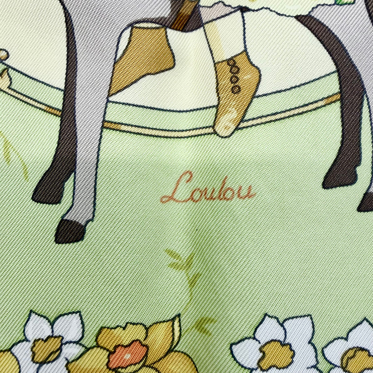 Hermes Silk "Les Petites Princes par Hermes" Scarf