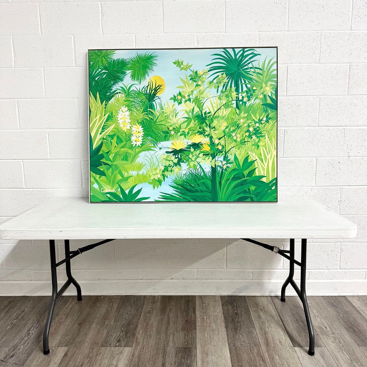 "Tropical Paradise II", Signed