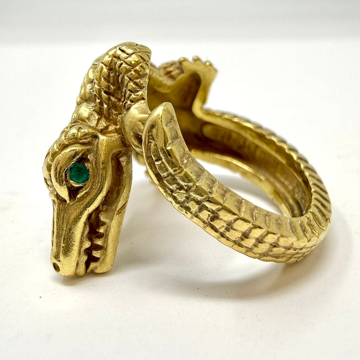 Kieselstein Cord Alligator Ring