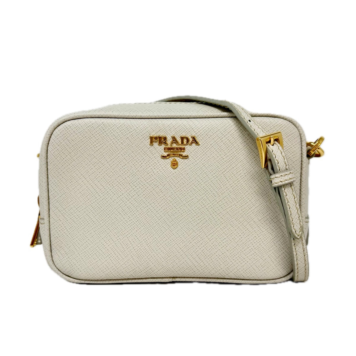 Prada Zip Leather Camera Bag