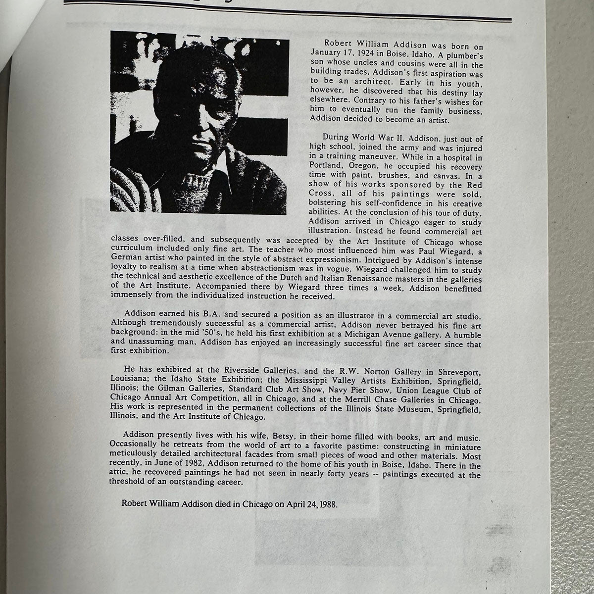 "The Carousel" 1986 Trial Proof, Signed COA Included