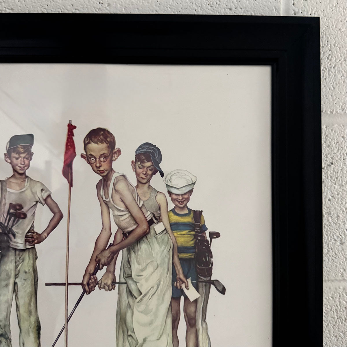 "Missed" Vintage Golf Poster