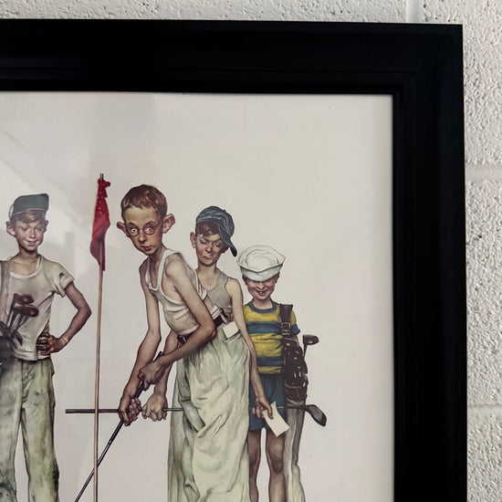 "Missed" Vintage Golf Poster