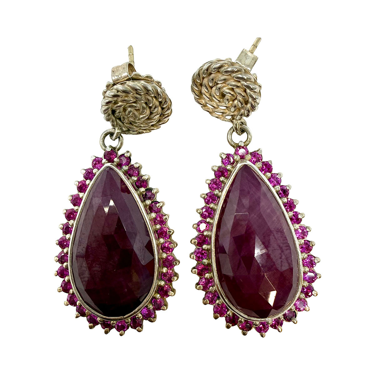 Tracey Mayer Ruby Earrings