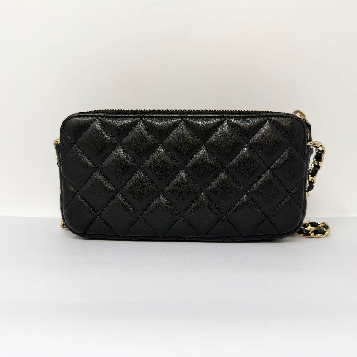 Chanel Double Zip Mini Bag on Chain