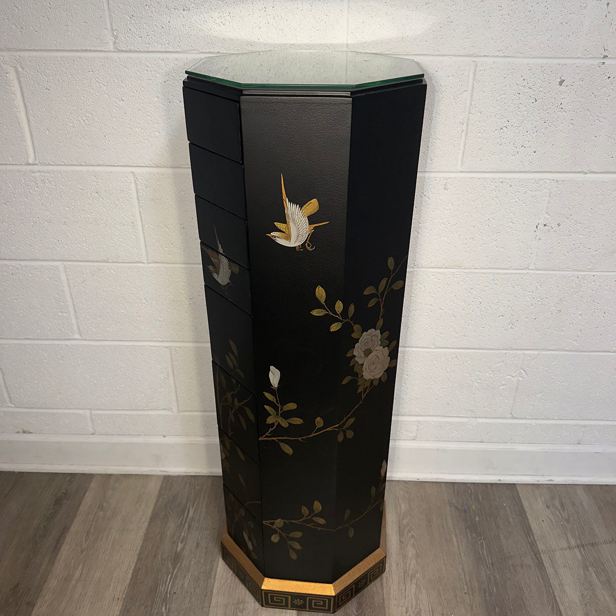 Chinoiserie Painted Octagonal Chest