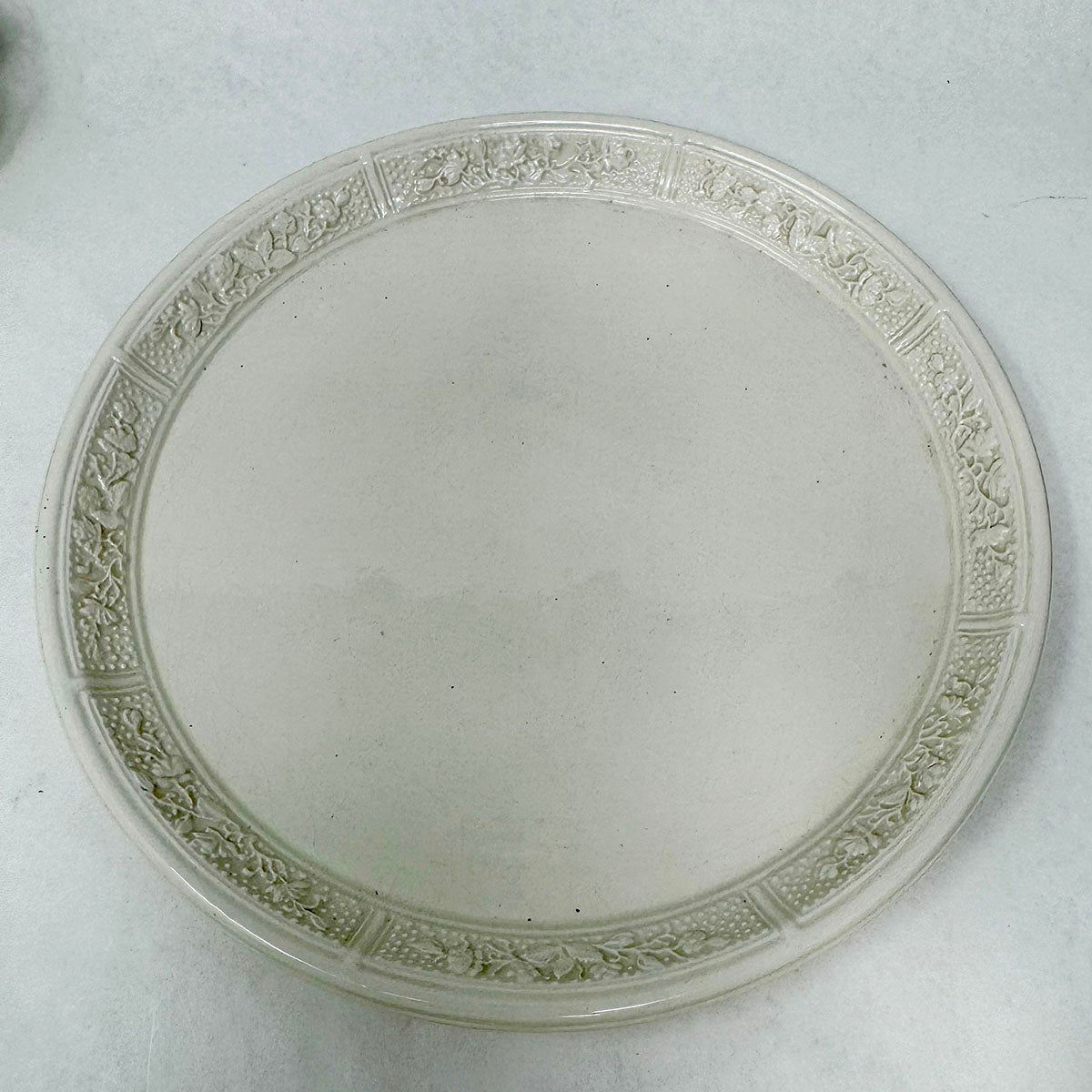 Set of 8 Rosebud Pots De Creme with Tray