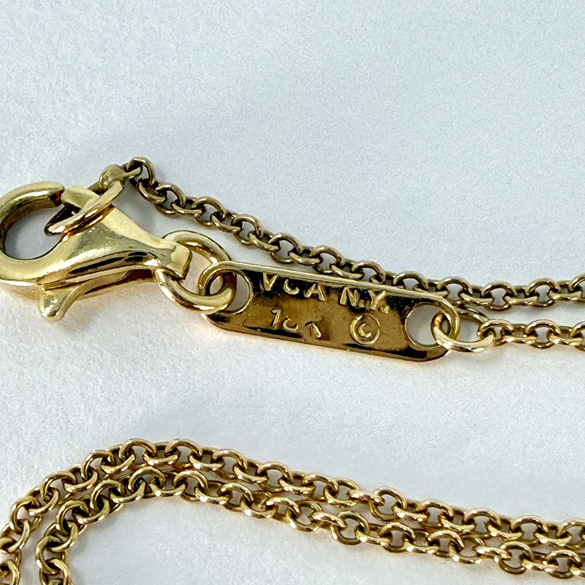 Van Cleef & Arpels Vintage Alhambra Diamond Pendant Necklace