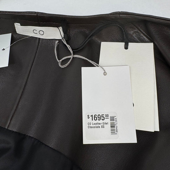 New CO Leather Waistcoat