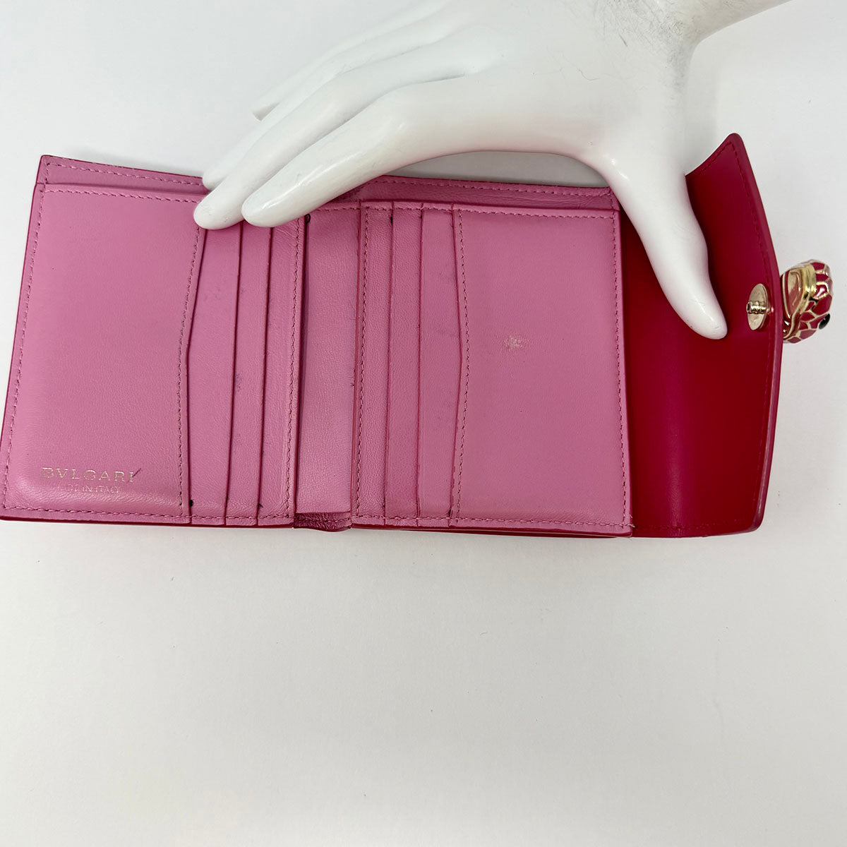 Bulgari Serpenti Forever Trifold Wallet