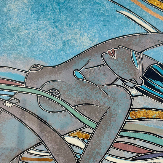 "Celadon Horses" Diptych Signed and Numbered 128/275 A& B