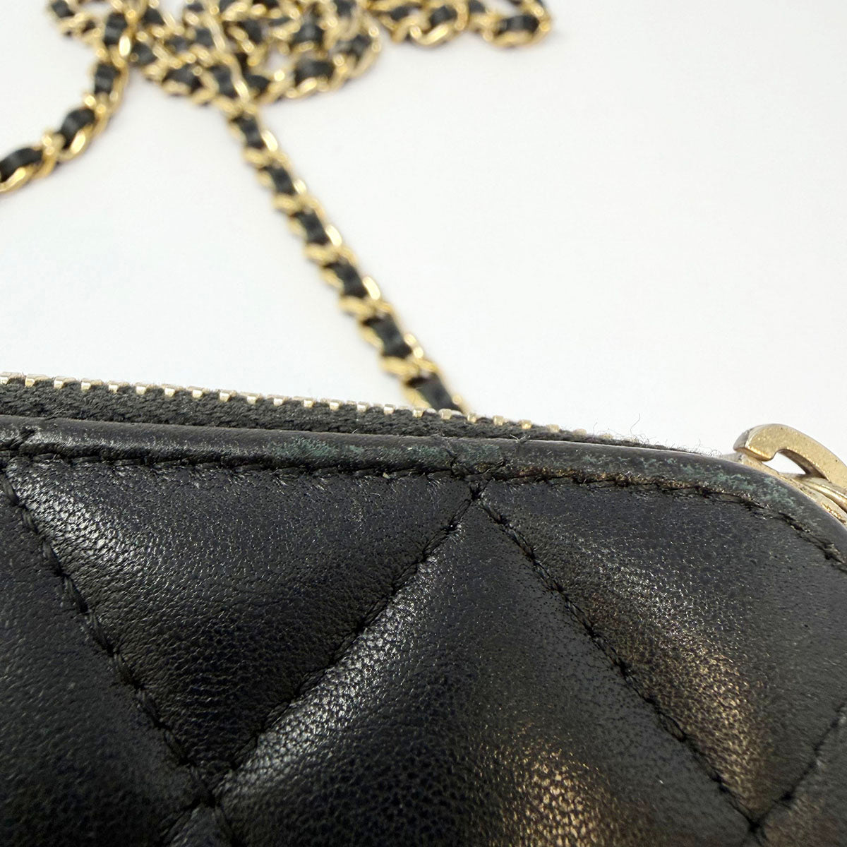 Chanel Double Zip Mini Bag on Chain